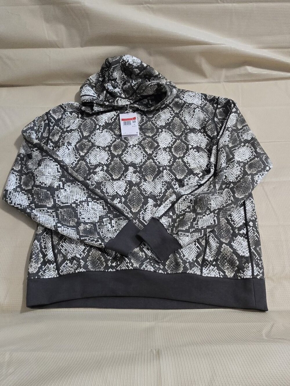 Jordan Sport Hoop Fleece Dri-FIT Snake Print Hoodie Men Size (L) HF9894-133 NWT